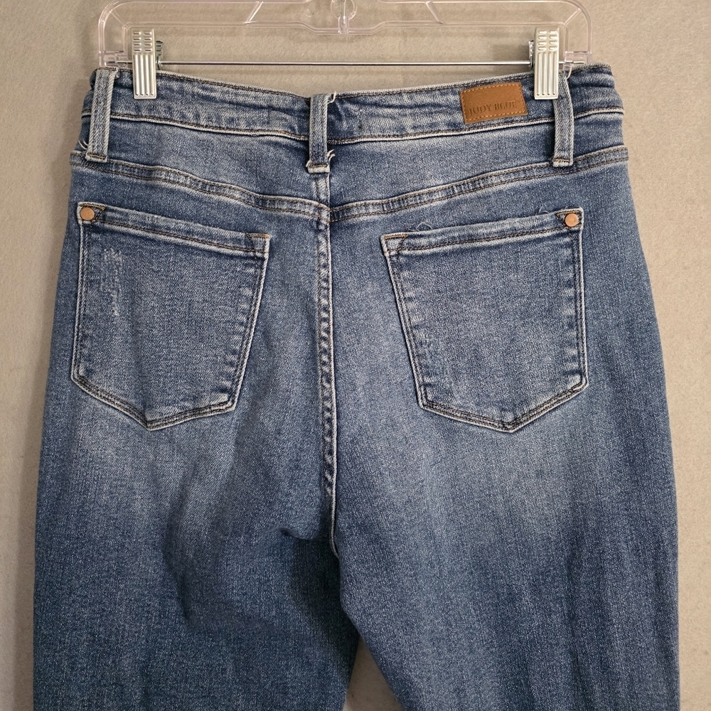 Judy Blue Howdy High Waist Boyfriend Fit Seam Stitch Jeans JB88108MD Size 9/29 - Picture 10 of 12